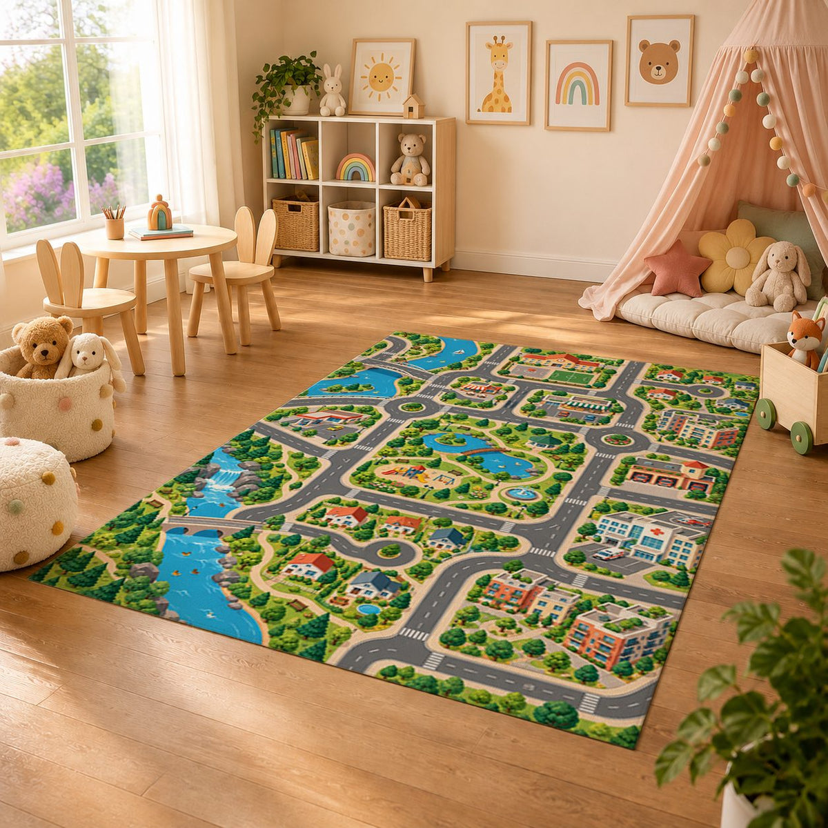 Mycity Classic Play Rug lifestyle room scene