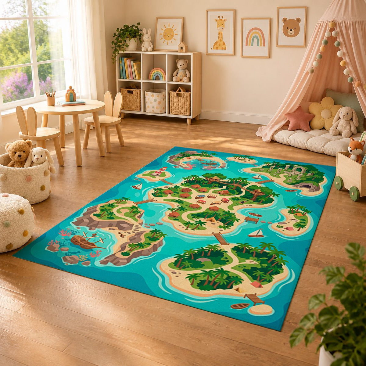 Mystic Isle Play Rug lifestyle room scene